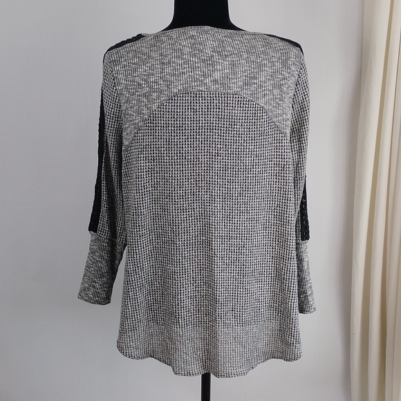 Soft Surroundings Bailey Waffle Knit Top - Picture 7 of 9